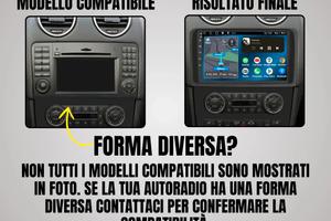 Mercedes ML GL KIT COMPLETO Autoradio Android 2din