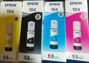 cartucce  EPSON 104 vari colori