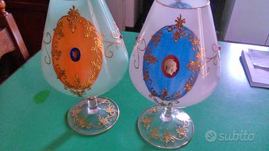 Calici vintage  (esposizione/complemento d'arredo)