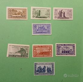 Regno 1926/1931- 8 francobolli nuovi 