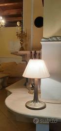 Lampada con base a tronco 