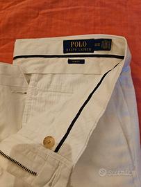 ralph lauren pantaloni uomo lino/cotone
