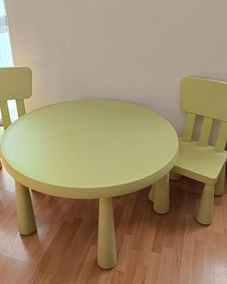 tavolino Ikea bambini + sedie 