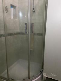box doccia semicircolare 80xh 190cm