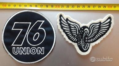 VECCHIO STEMMA PATCH TOPPA MOTO BENZINA VINTAGE