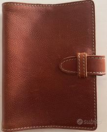 Porta agenda in pelle artigianale (MAI UTILIZZATO)