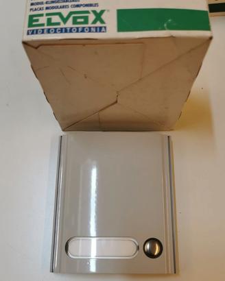 ELVOX 8001 MODULO GALILEO 1 TASTO GRIGIO LUCE