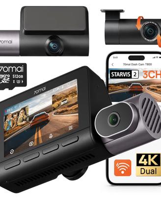 Dasch Cam per auto 70MAI T800 4K