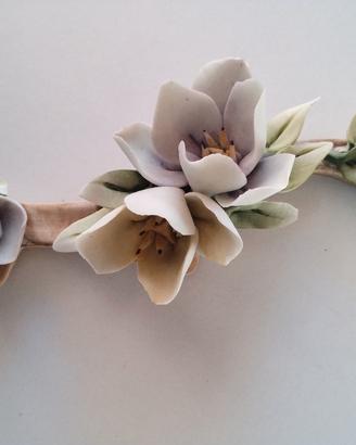 fiore soprammobile in Capodimonte 