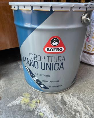 Idropittura Boero Lavabile Mano Unica  14 Litri