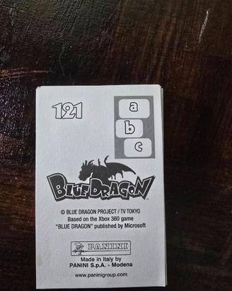 Lotto figurine Panini Blue Dragon Bluedragon