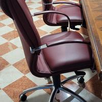 6 sedie ufficio in pelle 