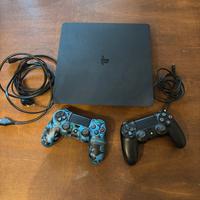 PS4 Slim + 2 controller
