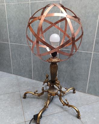 Lampada pentasfera in rame