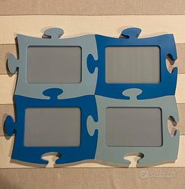Cornici portafoto a puzzle per bambini – set da 4