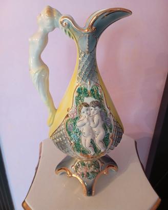 Brocca in ceramica Capodimonte