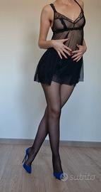 Abito corto in tulle e pizzo Intimissimi