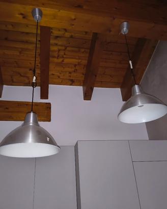 lampadario in alluminio Ikea