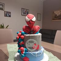 Torta scenografica spiderman