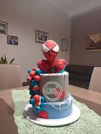 Torta scenografica spiderman