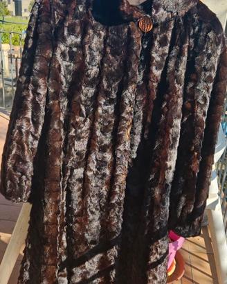 Pelliccia di Visone Vero Mogano - Taglia L/XL