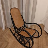 Sedia a dondolo Stile Thonet