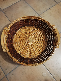 Cesto rotondo vimini