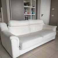 Divano Letto 3 posti Chateaux d'Ax in vera pelle