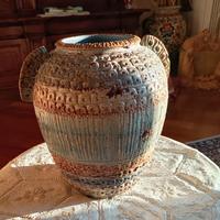 Originalissimo  vaso in ceramica, fatto a mano, 