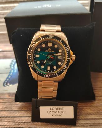  nuovo orologio automatico lorenz  sub 100  