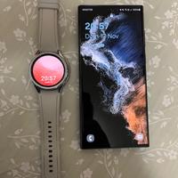 S22ultra 128 GB e Galaxy Watch 6 Classic 43mm.