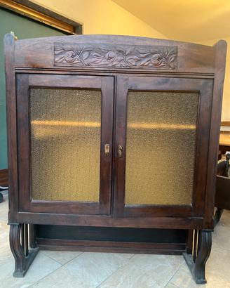 Credenza (2 pezzi) componibile in legno massello