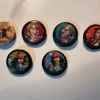 SPILLE DA COLLEZIONE - PIRATI DEI CARAIBI 6 pezzi
