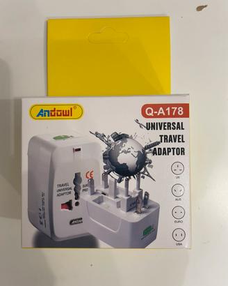 Adattatore universale da viaggio Andowl “Q-A178”