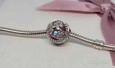 Charm Pandora Originale Pietra Rosa 