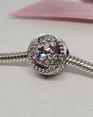 Charm Pandora Originale Pietra Rosa 