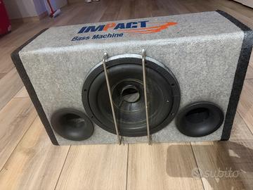 Subwoofer impact bass machine per auto