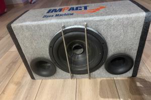 Subwoofer impact bass machine per auto