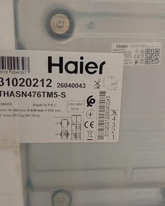 lavatrice haier carica dall’alto nuova