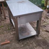 tavolo bancone da ristorante acciaio inox 