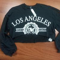 t-shirt maniche lunghe corta ragazza