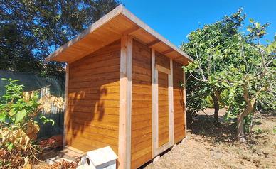 Casetta attrezzi in legno