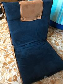 Sedia da Meditazione con Schienale Regolabile