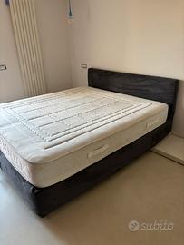 Letto contenitore con rete