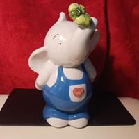 Salvadanaio Elefante in ceramica.  Vintage 