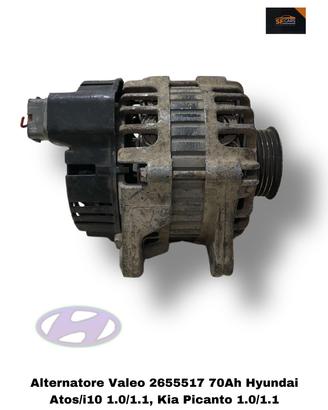 ALTERNATORE HYUNDAI i10 1° Serie 2655517 Benzina
