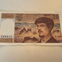 Banconota 20 Franchi Francesi (1987) - s/filigrana