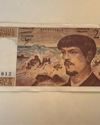 Banconota 20 Franchi Francesi (1987) - s/filigrana