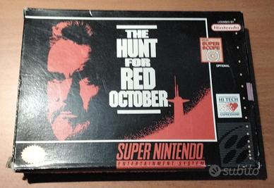 Cartuccia The Hunt For Red October Super Nintendo