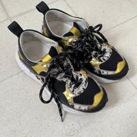 Scarpe da ginnastica amabrandeluxe nero ed oro